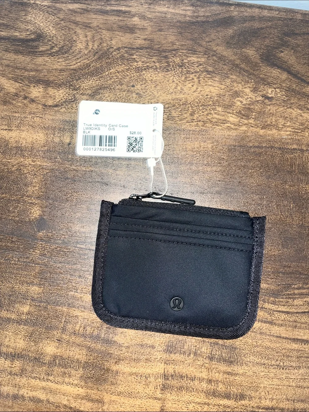 lululemon athletica Black True Identity Card Case